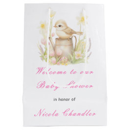 Vår fågelvatten kan babydusch