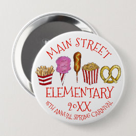 Vår Fair Carnival Festival Corndog Ice Cream Knapp