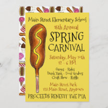 Vår Fair Carnival Festival Maj Hund Corndog