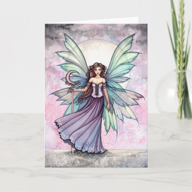 Vår Fairy Greeting Card by Molly av Harrison Kort (Framsida)