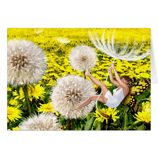 Vår Fairy Hälsningskort (Framsidan Horizontal)