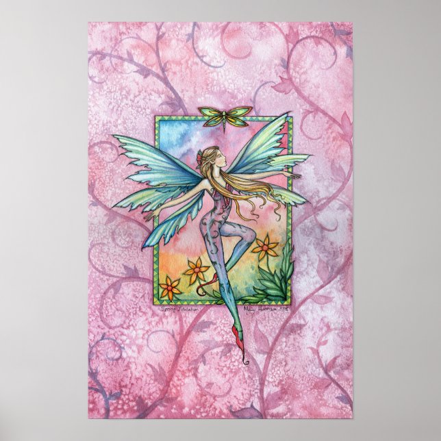 Vår Fairy Poster Print by Molly Harrison (Framsidan)