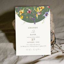Vår Fall Boho WildblomBloom Whimsical