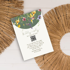 Vår Fall Boho WildblomBloom Whimsical OSA Kort