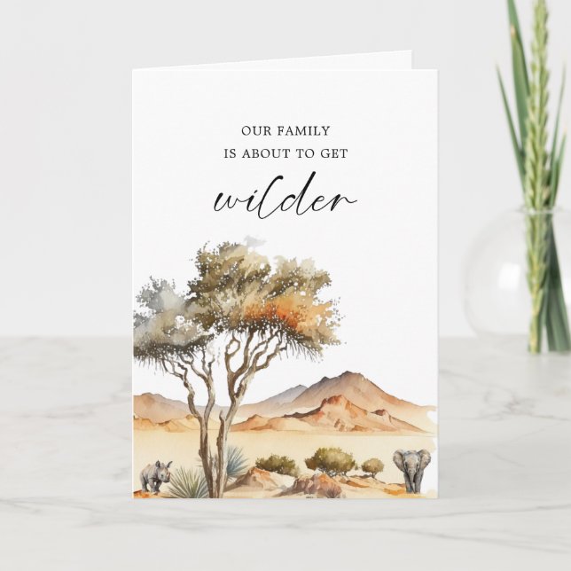 Vår familj får Wilder, Zoolog förälder att bli! Kort (Framsida)