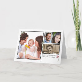 Vår familj till din 4-fotojul kort