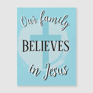 Vår familj Tro i Jesus Magnet
