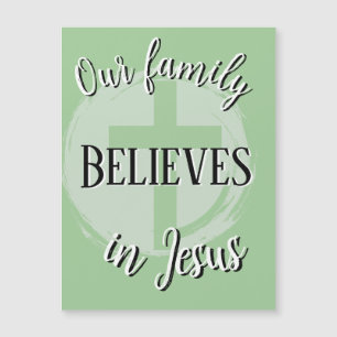 Vår familj Tro i Jesus Magnet