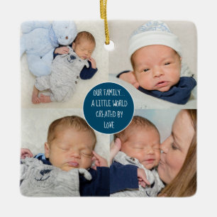 Vår familjekurs 5 Photo Namn Julgransprydnad Keramik