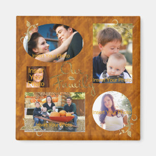Vår familjs fotoalbumsamling magnet