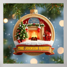Vår familjs julmagiska ornament