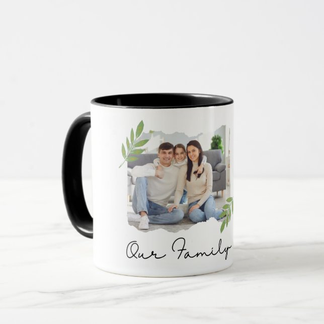 Vår familjs senaste muggdesign. mugg (Framsida vänster)