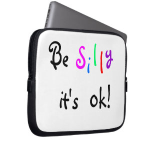 Var Fånig det är ok-laptop sleeve