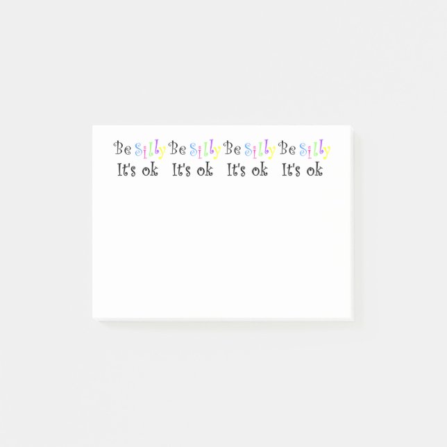 Var Fånig Post-it Block (Framsida)