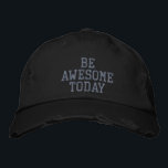 Var Fantastisk i dag Motiveringspositivt tänkesätt Broderad Keps<br><div class="desc">Börja varje dag med tillförsikt med denna "Be Fantastisk Today"-utformning som har ett djärvt, stressat typografi stil. Perfekt till dem som kärlek motiverar, förbättrar sig själva och sprider bra energi var de än går. Ett underbart val för avslappnad av vardaglig bära, fitness älskare, eller som en tankfull gåva till någon...</div>