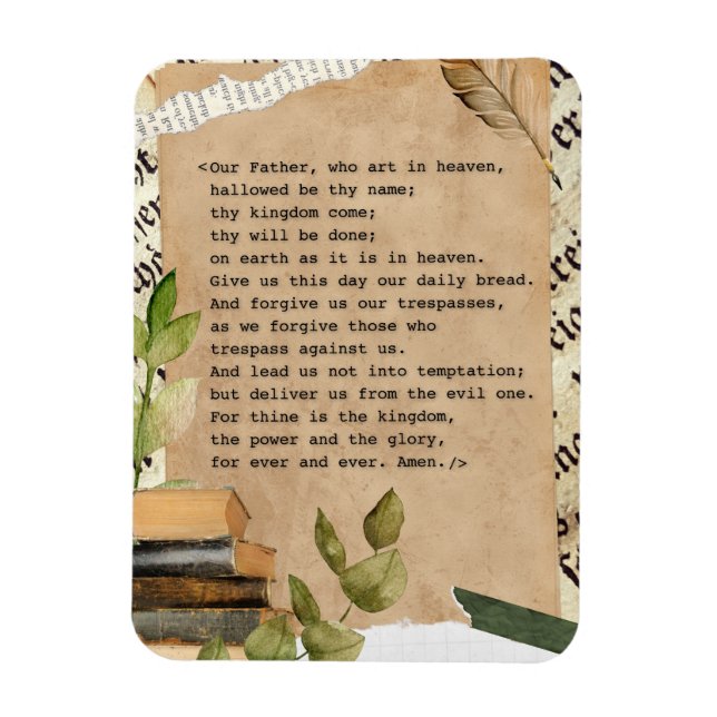 Vår Far ... Herrens bön Magnet (Vertikal)
