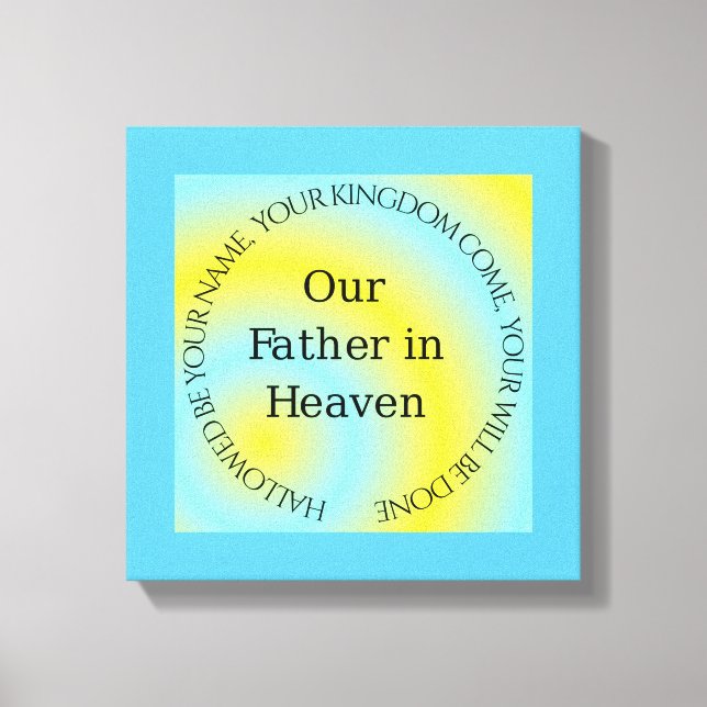 VÅR FAR I HEAVEN CANVASTRYCK (Framsida)