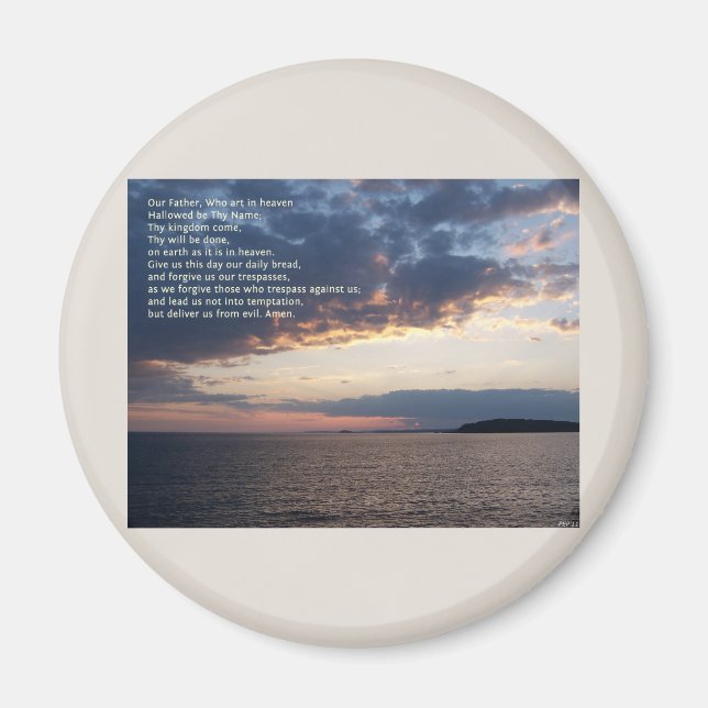 Vår Far Prayer Magnet (Framsidan)