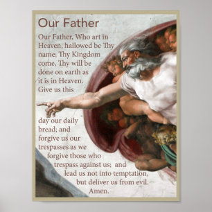 Vår Far Prayer Poster