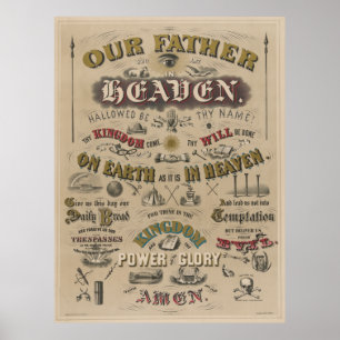 Vår far som är i himlen [1873] poster