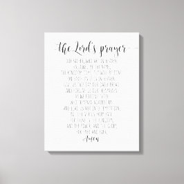 Vår Far som är i himlen, Guds bön Canvastryck