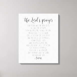 Vår Far som är i himlen, Guds bön Canvastryck