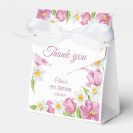 Vår färglöst blomma Barns födelsedag Presentaskar