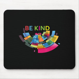 Var färgstark Abstrakt Kindness Upliiting Cute Cut Musmatta