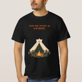 Vår Favoritplats Är Utomhus | Vardagsstil Ut T Shirt
