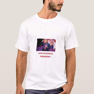VÅR FAVORITPRESIDENT Bästa gåva till ett par T Shirt