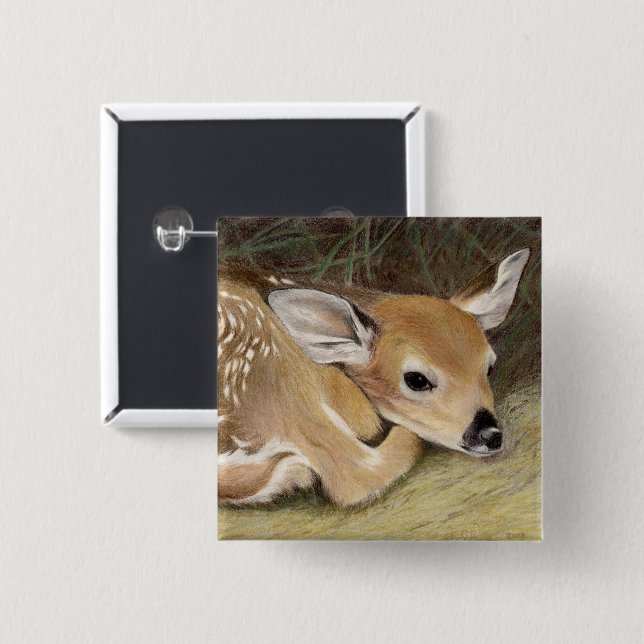 Vår Fawn Knapp (Framsida & baksida)