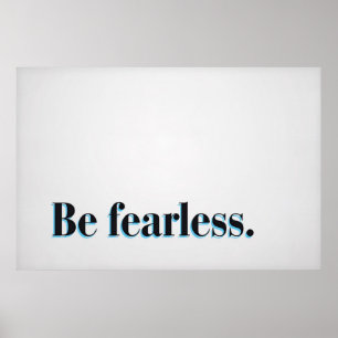 Var fearless. poster