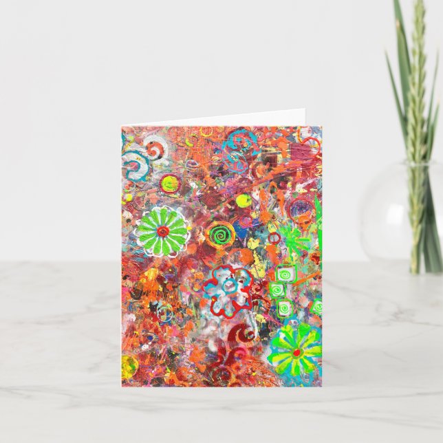 Vår Fever Blank Notecard Kort (Framsida)