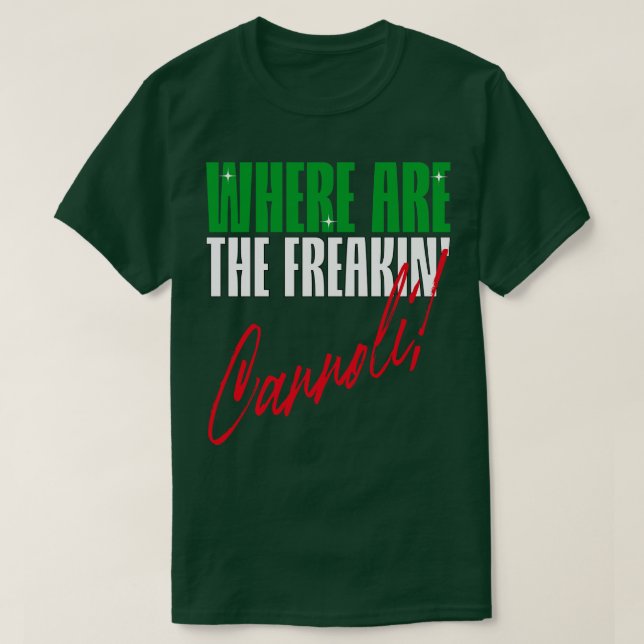 Var finns den italienska amerikanska slussen från  t shirt (Design framsida)