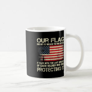 Vår Flagga - utandning av varje soldat amerikansk Kaffemugg
