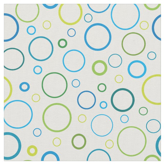 Vår Fling Bubbles Tyg (Närbild)