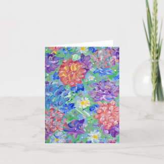 Vår Fling Notecard Tack Kort