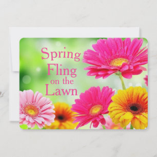 Vår Fling Rosa Daisy Blommigt