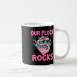 Vår Flock Sten Flamingo Matching Family Vacation Kaffemugg<br><div class="desc">Vår Flock Sten Flamingo Matching Family Vacation Group 1</div>