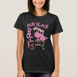 Vår Flock Sten Flamingo Matching Family Vacation T Shirt
