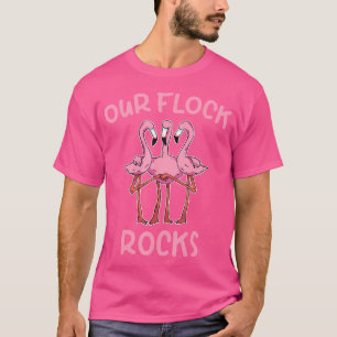 Vår Flock Sten Flamingo Matching Family Vacation T Shirt
