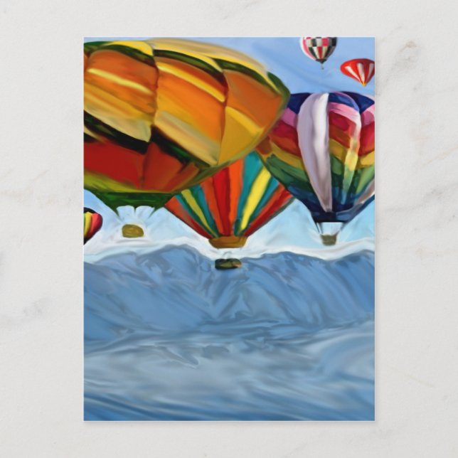 Var floder sammanfogar vykort (Framsida)