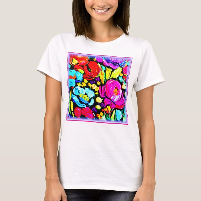 "Vår Flower" Cute Art Buy Now T Shirt (Framsida)