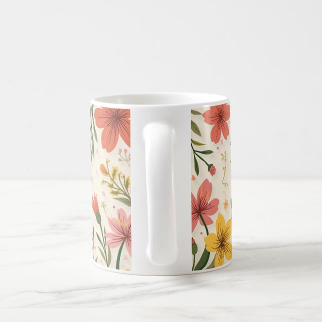 Vår Flower Kaffemugg (Handtag)