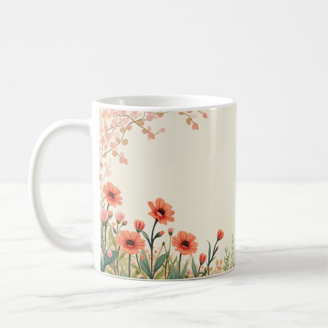 Vår Flower Kaffemugg (Vänster)