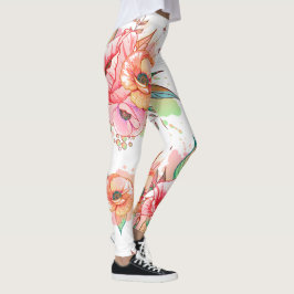 vår Flower Leggings