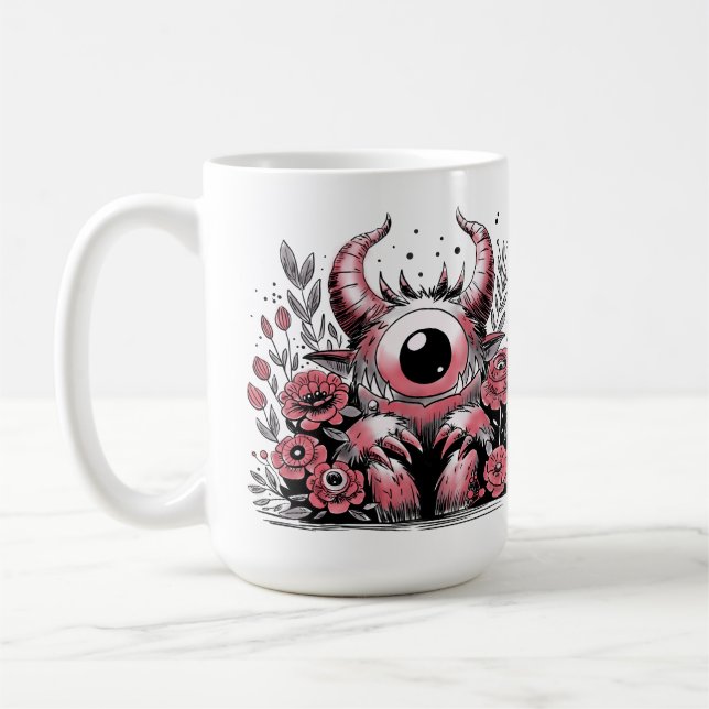 Vår Flower Monster Kaffemugg (Vänster)