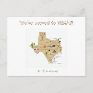 Vår Flytt till Texas Vykort