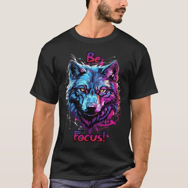 Var fokuserad! t shirt (Framsida)