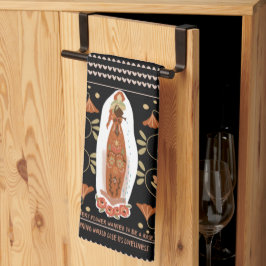 Vår  folkart kökshandduk